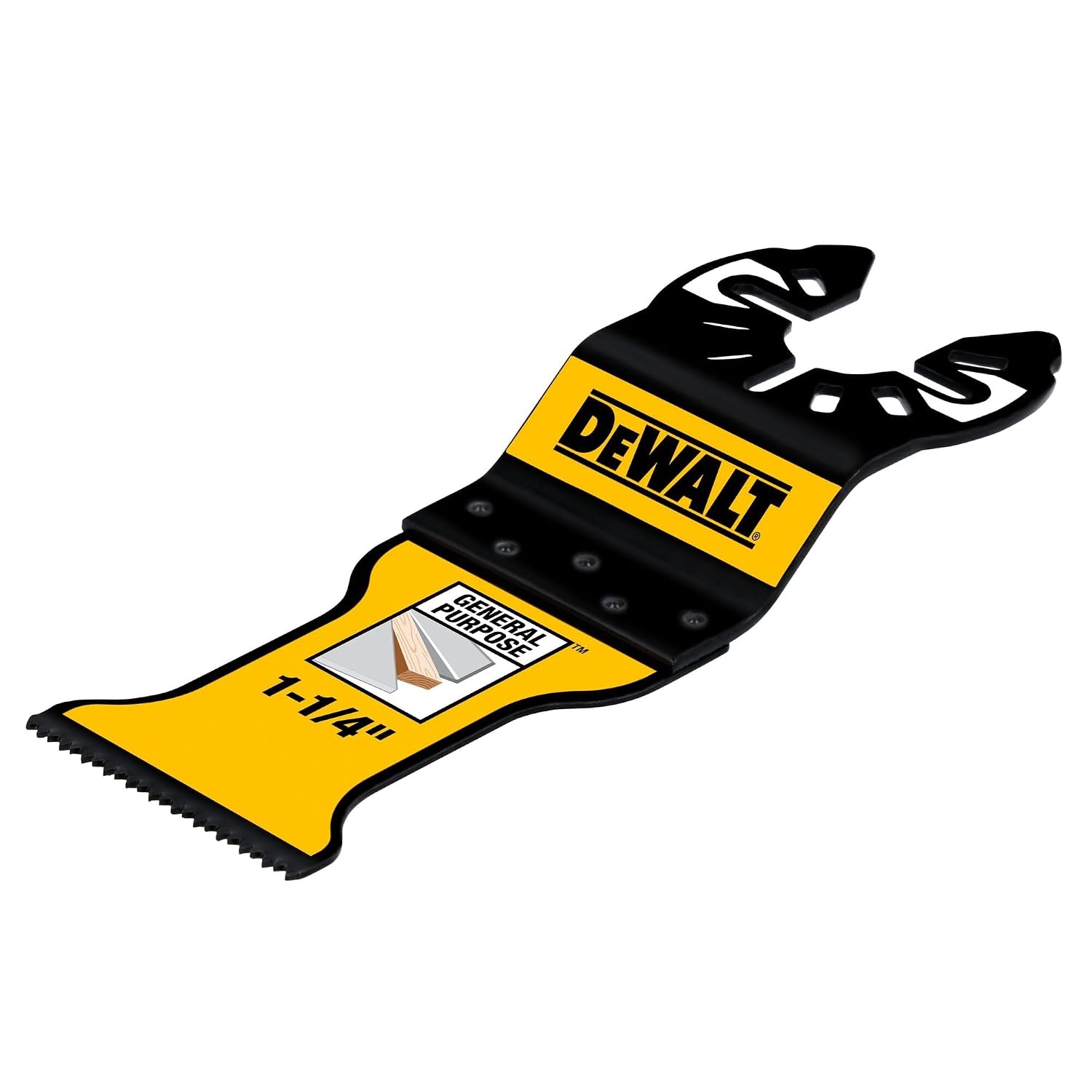 image:imageDEWALT 114 In Titanium Oscillating Tool Blade For Wood with Nails 3 Pack DWA42033One Size