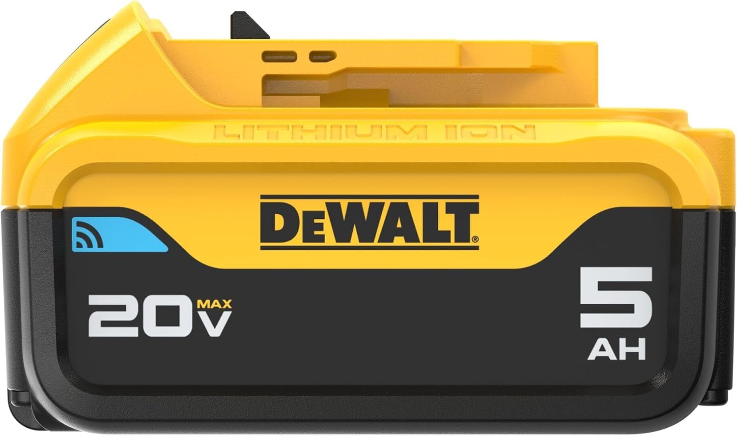 image:imageDEWALT 20V MAX 5 Ah Lithium Ion Battery with Integrated Bluetooth for Tool Connect DCB205BT2