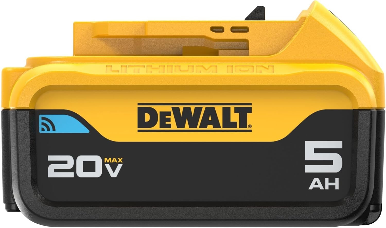image:imageDEWALT 20V MAX 5 Ah Lithium Ion Battery with Integrated Bluetooth for Tool Connect DCB205BT2