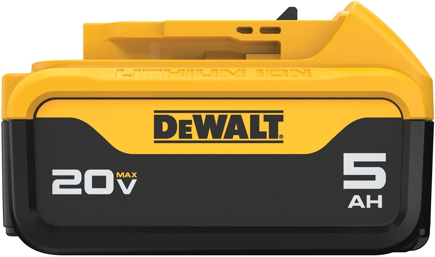 image:imageDEWALT 20V MAX Battery POWERSTACK More Power More Compact Rechargeable 5Ah Lithium Ion Battery DCBP520Large