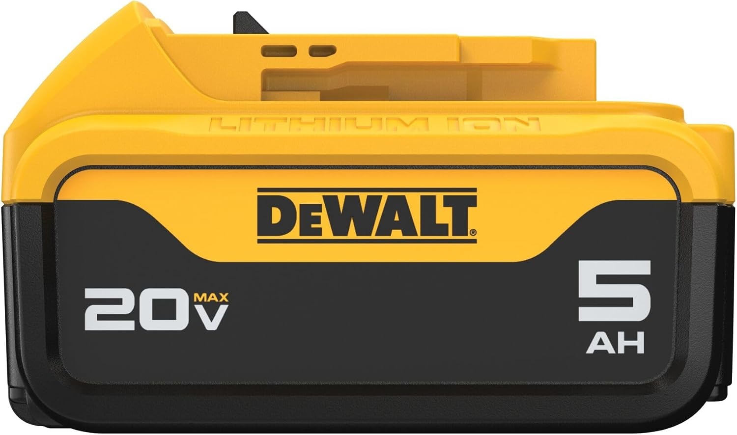 image:imageDEWALT 20V MAX Battery POWERSTACK More Power More Compact Rechargeable 5Ah Lithium Ion Battery DCBP520Large