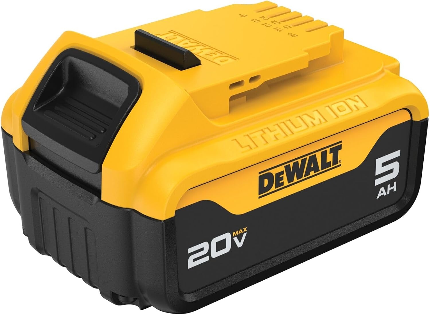 image:imageDEWALT 20V MAX Battery POWERSTACK More Power More Compact Rechargeable 5Ah Lithium Ion Battery DCBP520Large