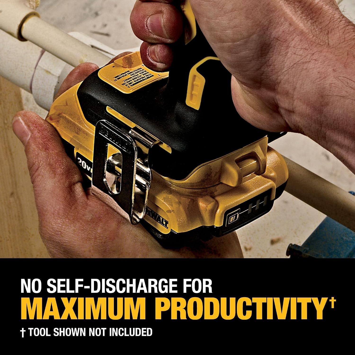 image:imageDEWALT 20V MAX Lithium Ion Battery 2 Ah and 4 Ah 4Pack Fuel Gauge LED Charge Indicators DCB324440 Ah 20 Ah