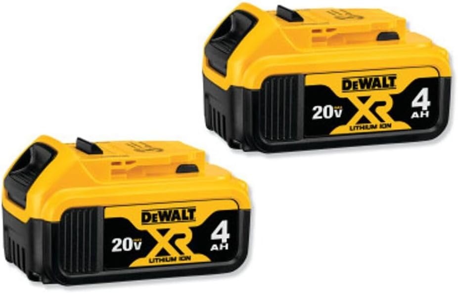 image:imageDEWALT 20V MAX XR Battery 40Ah 2Pack DCB2042 Black20V MAX XR