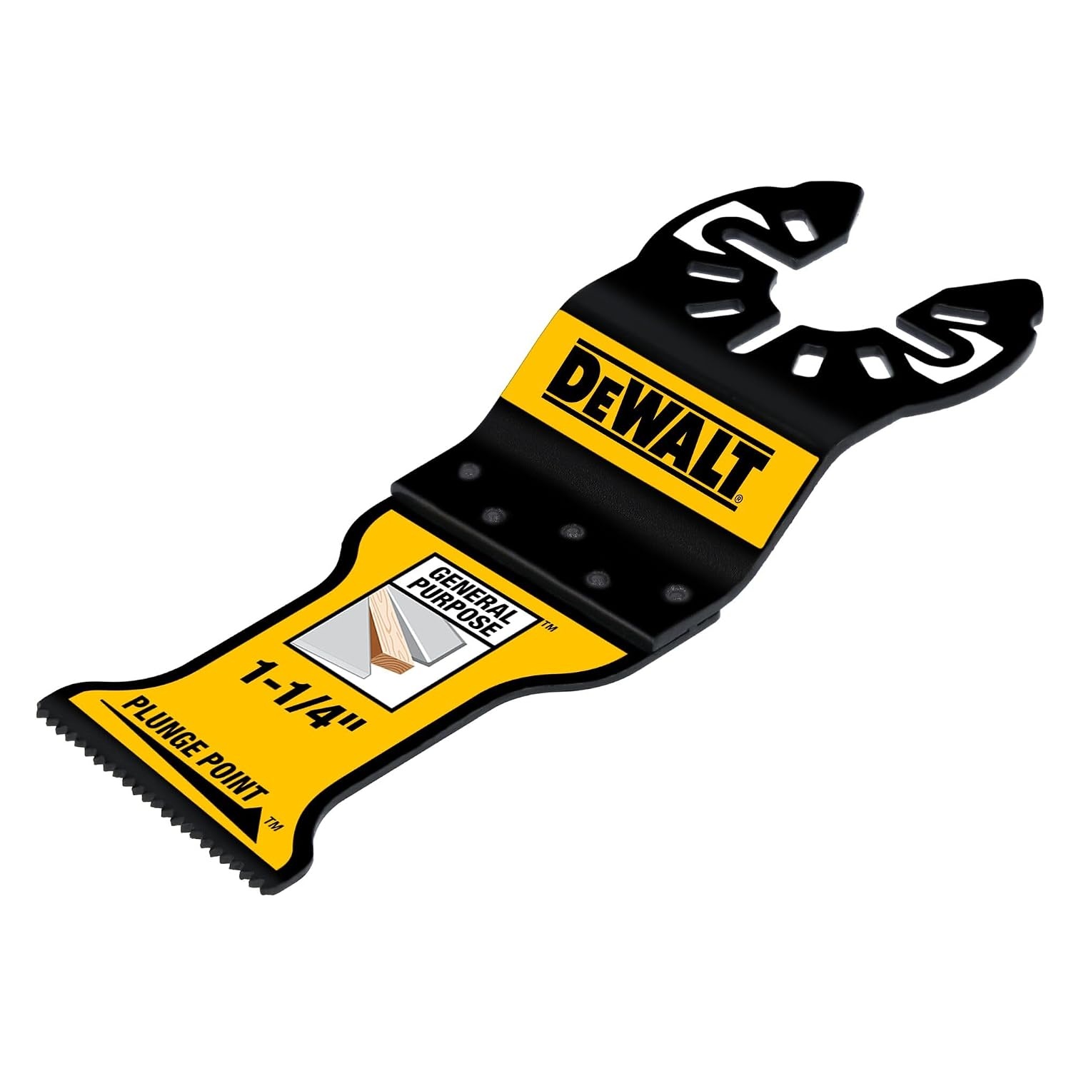 image:imageDEWALT DWA4203B Bi Metal Wood with Nails Oscillating Blade 10 pack25 Pack