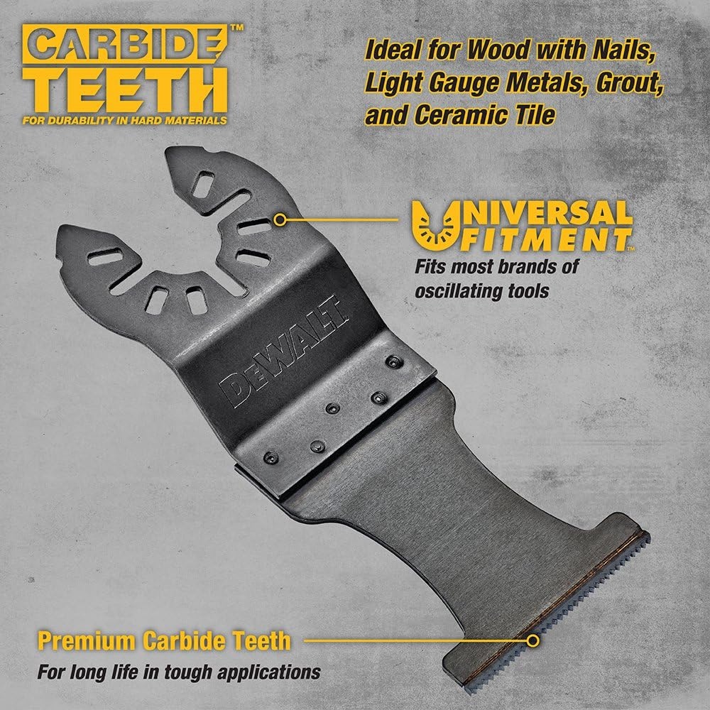 image:imageDEWALT DWA4235 Wide Caulk Removing Oscillating Blade