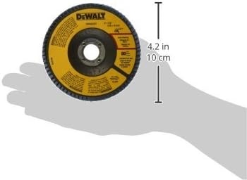 image:imageDEWALT DWA8203 80 Grit Zirconia T29 Flap Disc 4Inch X 58Inch1 Count Pack of 2