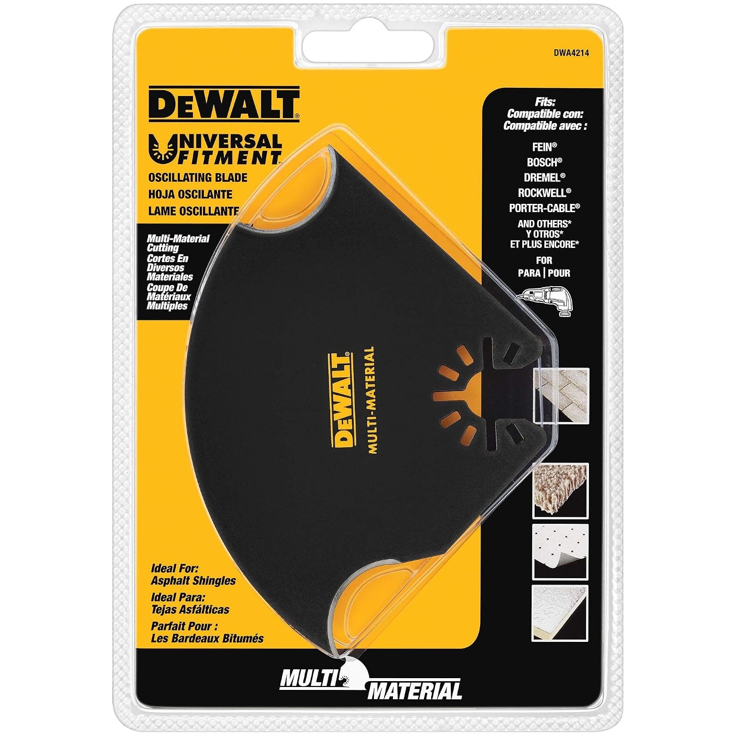 image:imageDEWALT Dwa4214 Oscillating MultiMaterial BladeOne Size