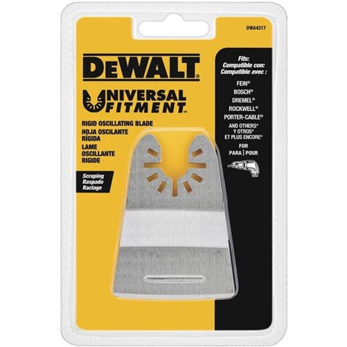image:imageDEWALT Dwa4217 Oscillating Rigid Scraper Blade393701 Foot Pack of 1