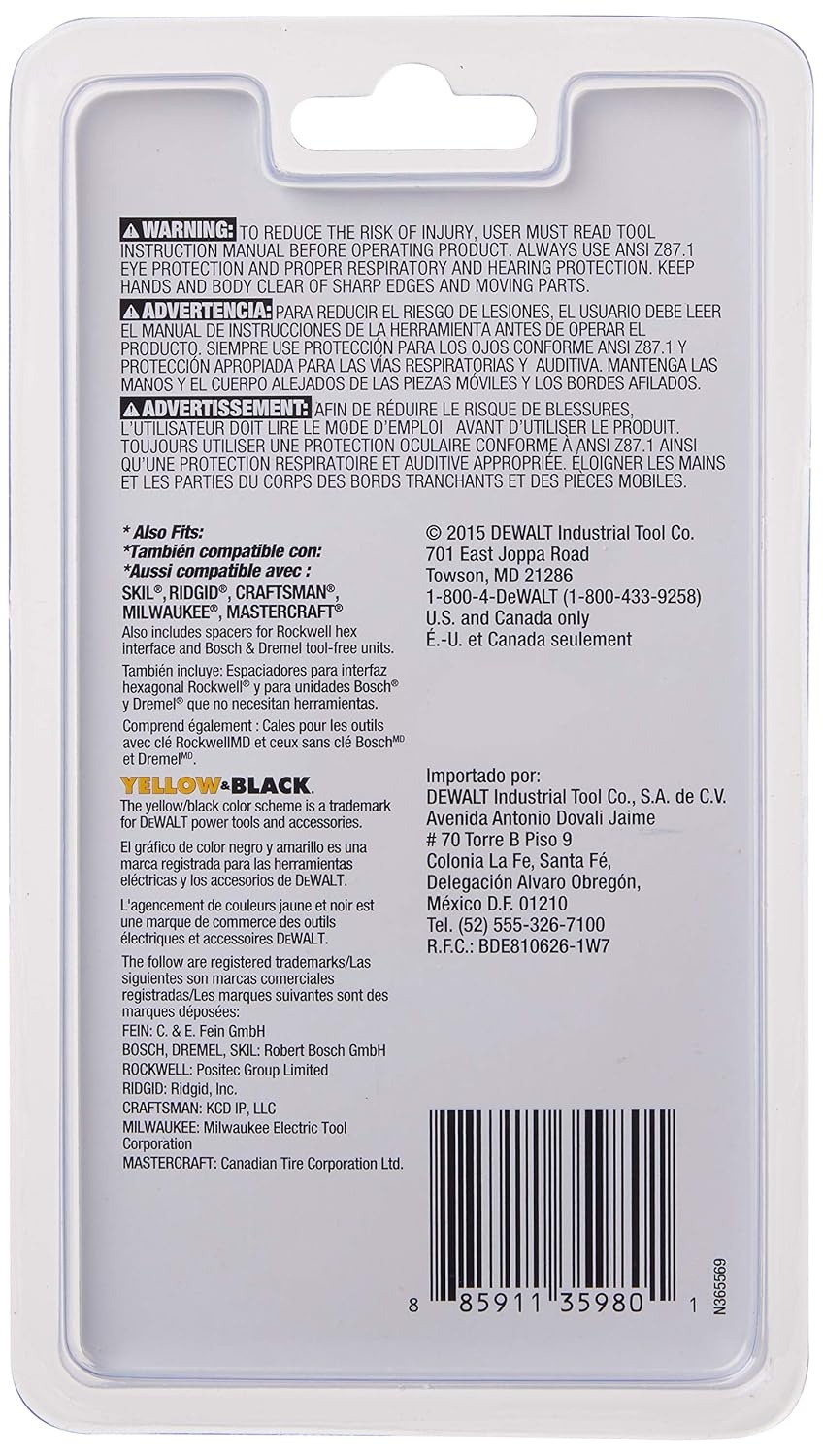 image:imageDEWALT Oscillating Tool Blade Triangular Rigid Scraper DWA4232One Size