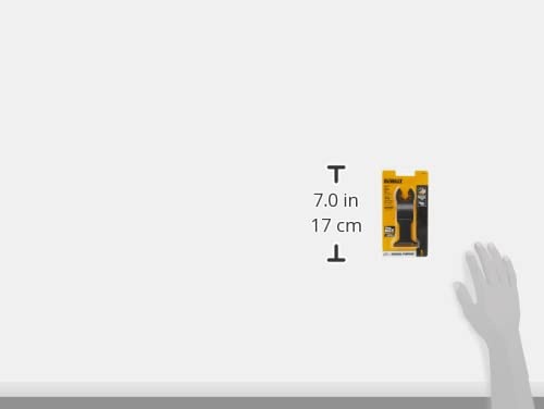 image:imageDEWALT Oscillating Tool Blade for Wood with Nails Wide Titanium Nitride Coated DWA4204 BlackOne Size Pack of 5