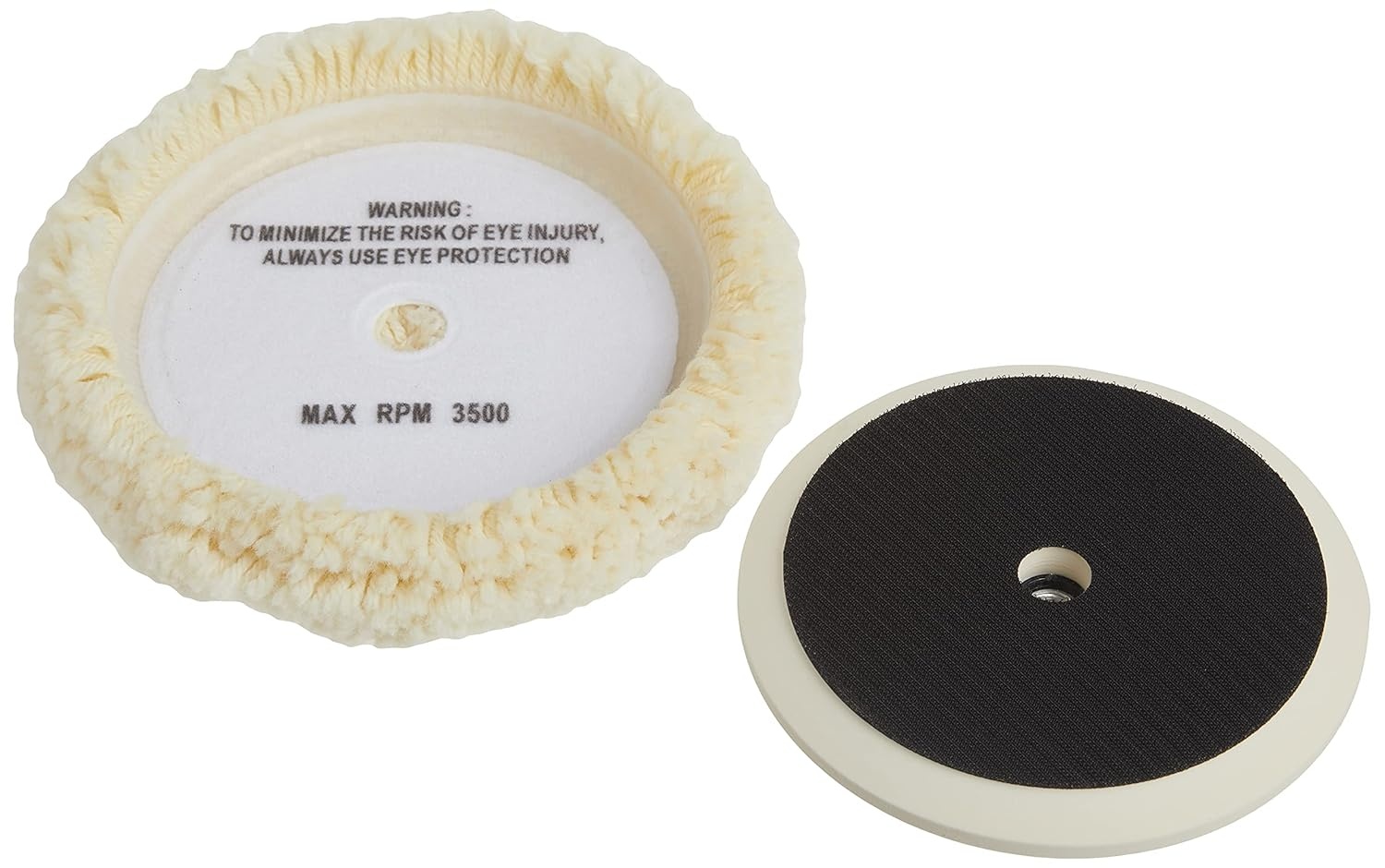 image:imageDEWALT Wool Buffing Pad and Backing Pad Kit 7Inch DW4985CL7Inch