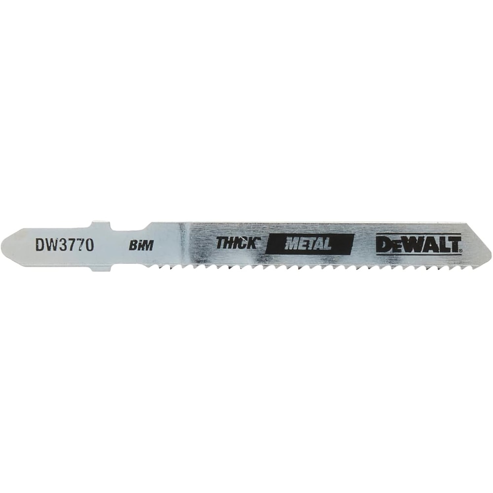 image:imageDEWALT  DW37765 Jigsaw Blades Thin Metal Cutting TShank 3Inch 24TPI 5Pack DW37765One Size