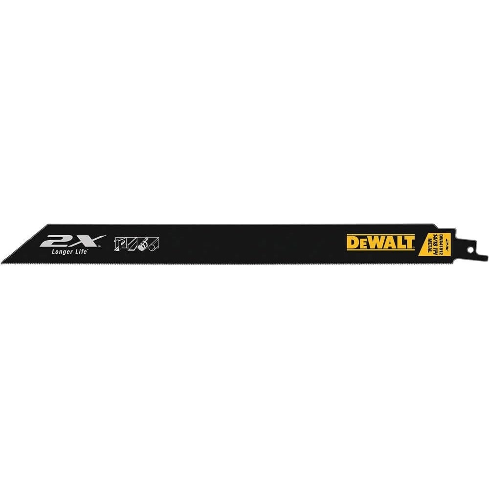image:imageDEWALT  DWA41812 12Inch Reciprocating Saw Blades 14 TPI 5Pack DWAR12114