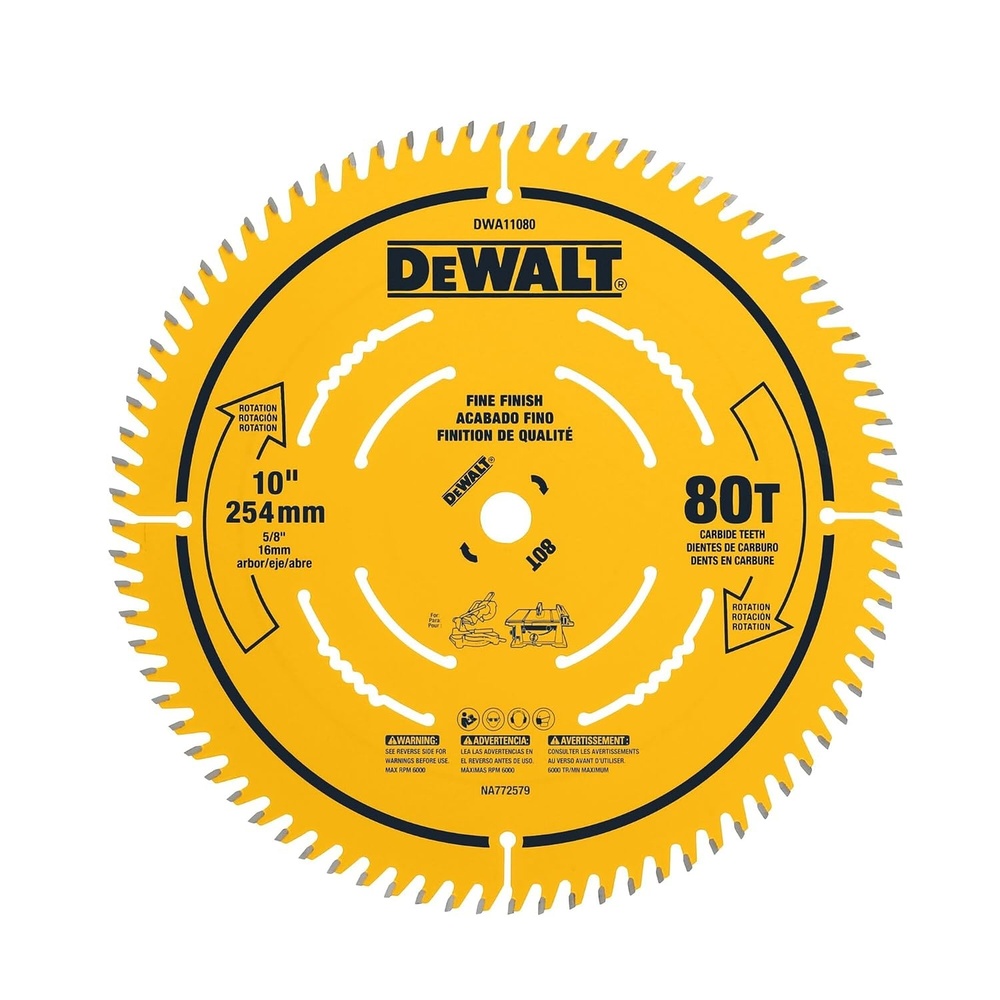 image:imageDEWALT 10 in 40T  60T General Purpose Combo Pack DWA110CMB10  80 Teeth