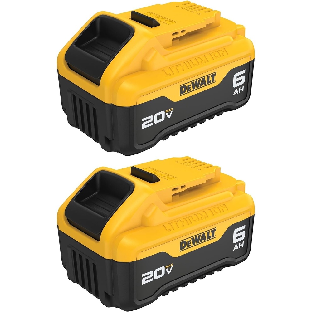 image:imageDEWALT 20V MAX Battery Premium 60Ah Double Pack DCB206220V MAX 6 Ah