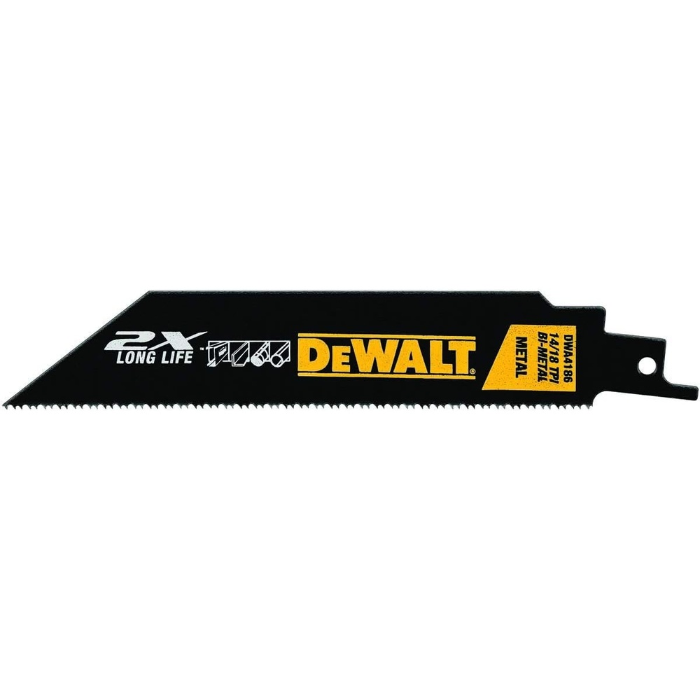 image:imageDEWALT 6Inch Reciprocating Saw Blades 14 TPI 5Pack DWA4186
