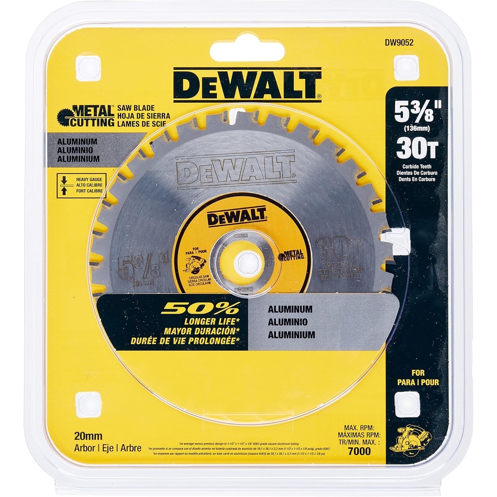 image:imageDEWALT ACCESSORIES DW9052 538 30T Saw Blade Yellow