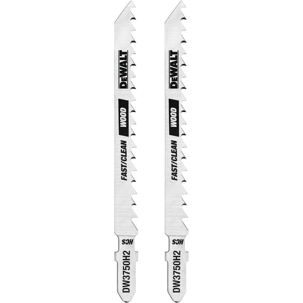 image:imageDEWALT DW3750H2 4Inch 6TPI Fast Wood Cut High TShank Jig Saw Blade 2Pack