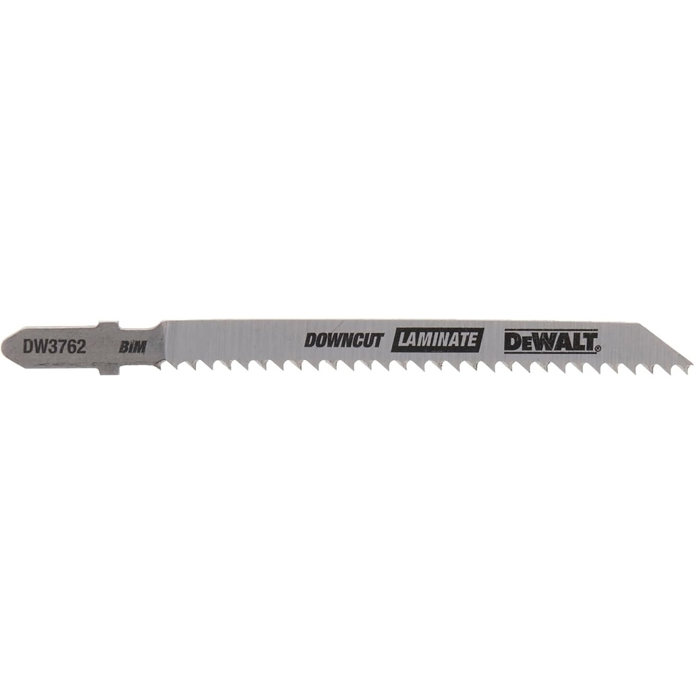 image:imageDEWALT DW3762H 4 10TPI Laminate Down Cutting HSC TShank Jig Saw Blade Pack of 5BiMetal