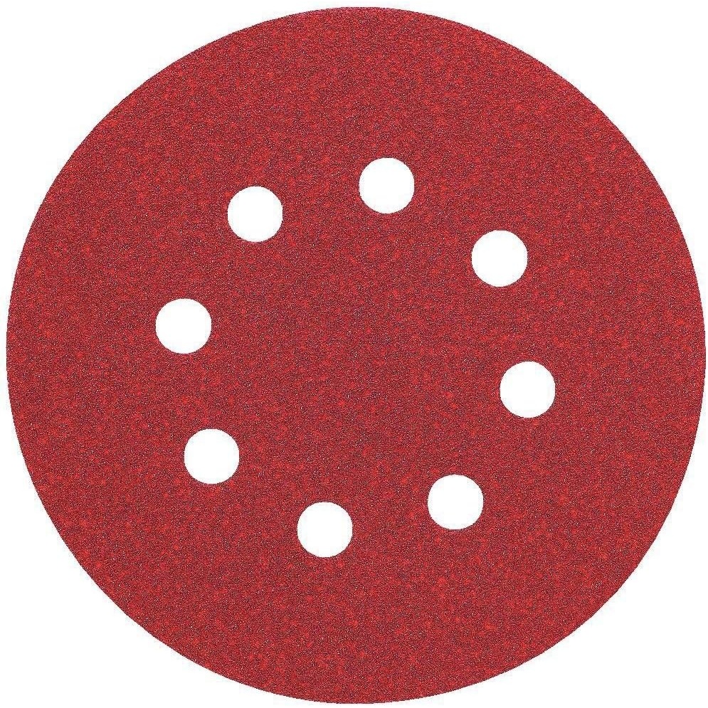 image:imageDEWALT DW4309 5Inch 8 Hole 80 Grit Hook and LoopRandom Orbit Sandpaper 25Pack220G  25Pack