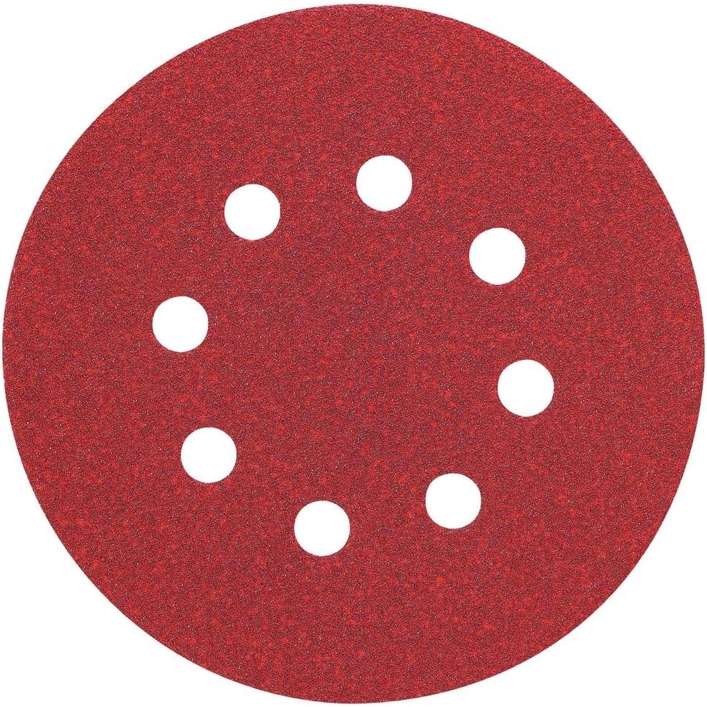 image:imageDEWALT DW4309 5Inch 8 Hole 80 Grit Hook and LoopRandom Orbit Sandpaper 25Pack80G  25Pack