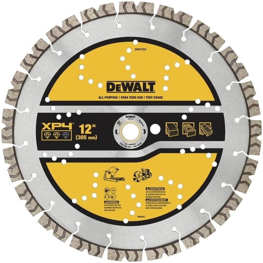 image:imageDEWALT DW47224 12IN SEGMENTED XP4 ALL PURPOSE