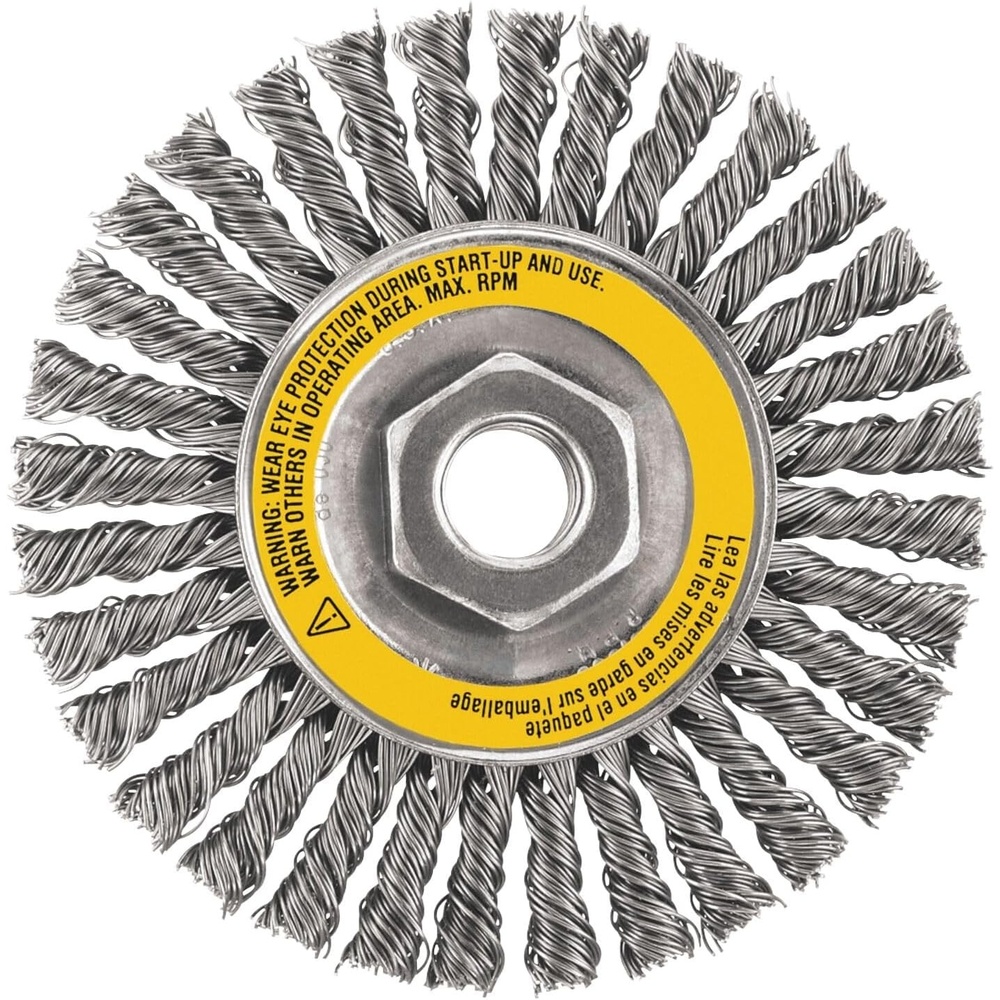image:imageDEWALT DW49202 612Inch by 58Inch11 HP 020 Carbon Stringer Wire WheelSingle