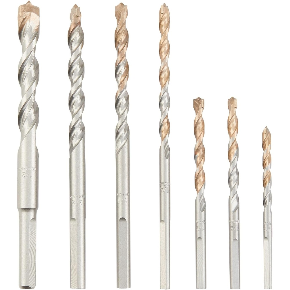 image:imageDEWALT Masonry Drill Bit Set Percussion Concrete amp Block 7Piece DW5207