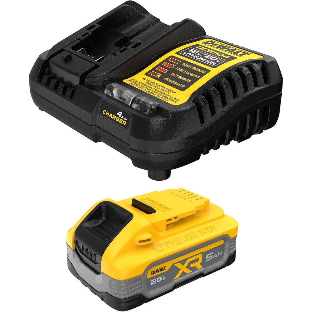 image:imageDEWALT Powerstack 20V MAX Battery Starter Kit Rechargeable 5Ah Lithium Ion DCBP520C