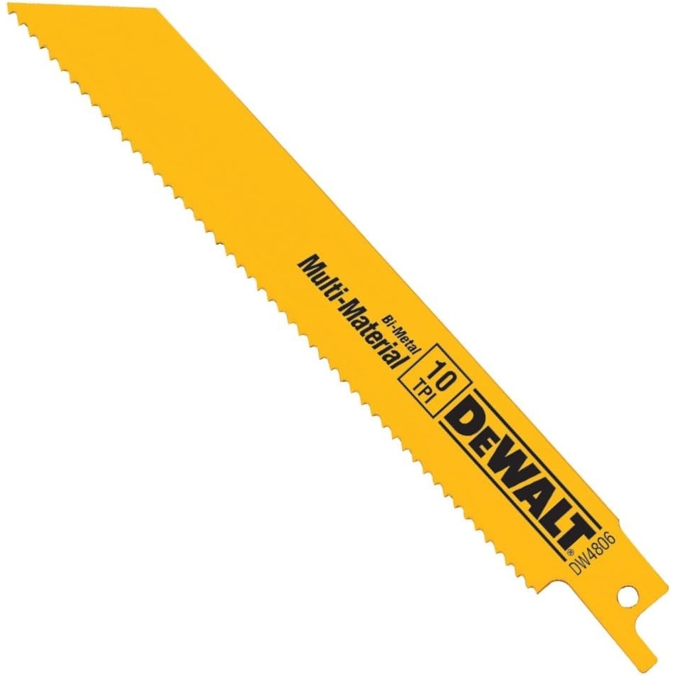 image:imageDEWALT Reciprocating Saw Blades Straight Back 12Inch 14 TPI 5Pack DW48386Inch  10 TPI  5Pack