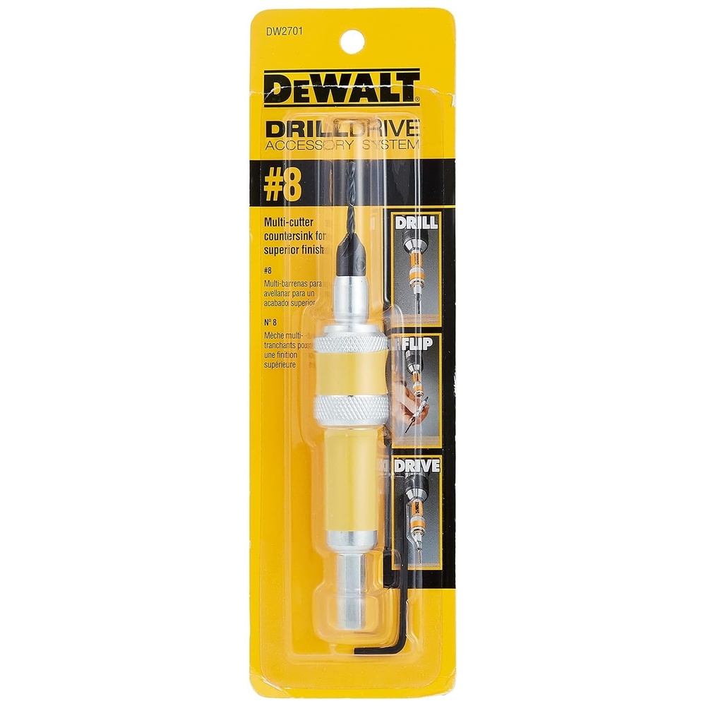 image:imageDeWalt DW2721 No8 Drill Flip Drive Replacement BitPack of 1