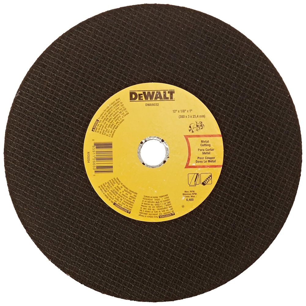 image:imageDeWalt DWA8032 Metal Port Saw CutOff Wheel 12Inch X 18Inch X 1InchOne Size