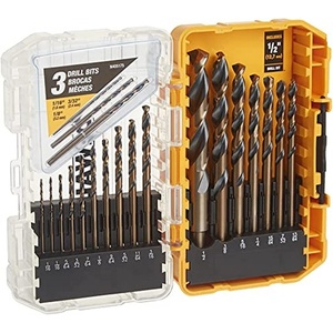 DEWALT Black Oxide Drill Bit Set with Pilot Point, 13-Piece (DW1163)(20 Pieces)