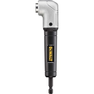 DEWALT Impact Ready 1.5 in Right Angle Drill Attachment, Magnetic Compact Ergonomic 90 Degree Drill Adapter (DWARA120) | Compact 1.5 in Footprint, Metal-Gear Case, Impact-Rated, Fits 1/4 in Internal-Hex Drivers, Magnetic Fastener Retention(1 Count (Pack of 1))