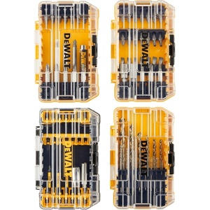 DEWALT Screwdriver Bit Set, 100 Pc Impact Driver Bit Set with Drill Bits, Magnetic Holder and Nut Drivers, FlexTorq Impact Ready, ToughCase Included (DWA2FTS100)(One Size)