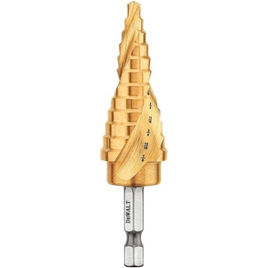 DEWALT Step Drill Bit Set, 7/8-Inch to 1-1/8-Inch (DWA1789IR)(3/16″ – 7/8″ (Pack of 5))