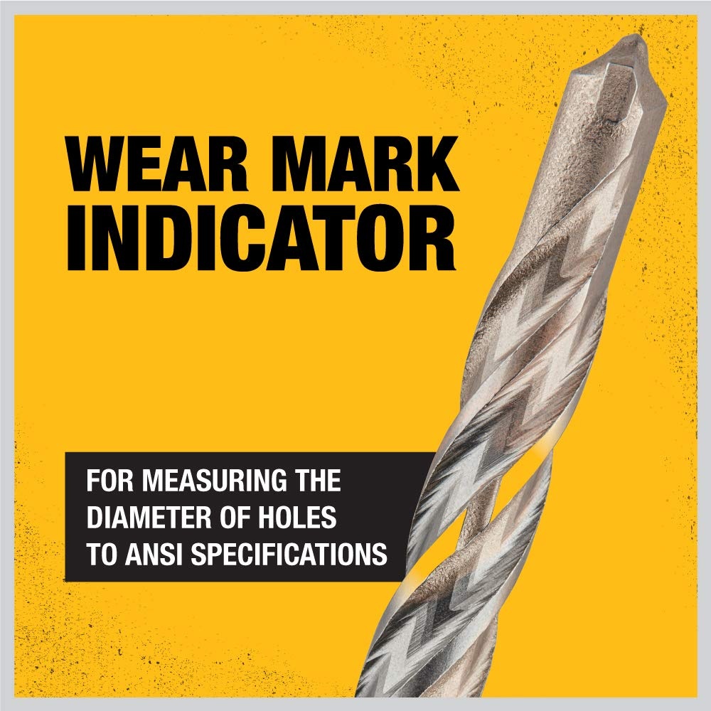 image:imageDEWALT DW543812Inch by 8Inch by 10Inch Rock Carbide SDS Plus Hammer Bit12 x 8 x 10 Inches