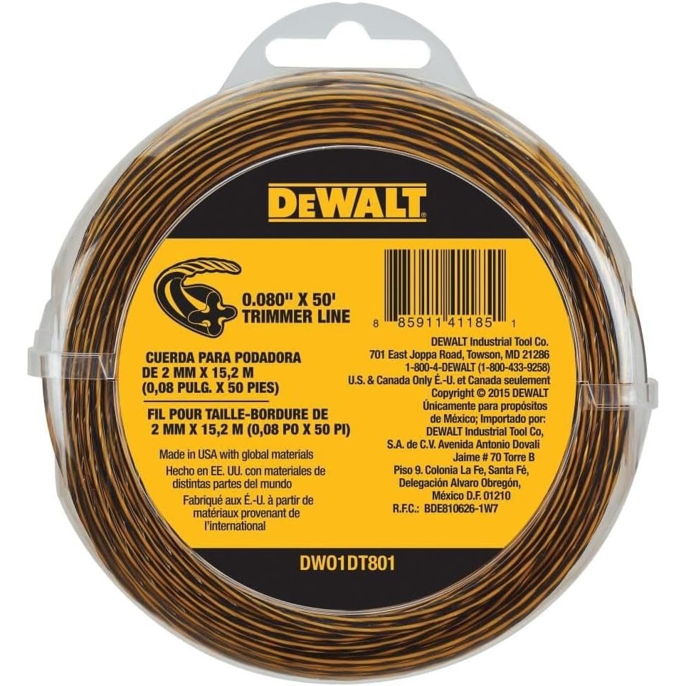 image:imageDewalt Trimmer LINE 080X225FT DWO1DT80250Feet by 0080Inch